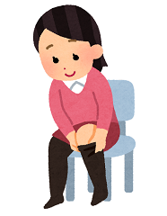 タイツによる悪化に注意! タイツによる悪化に注意!